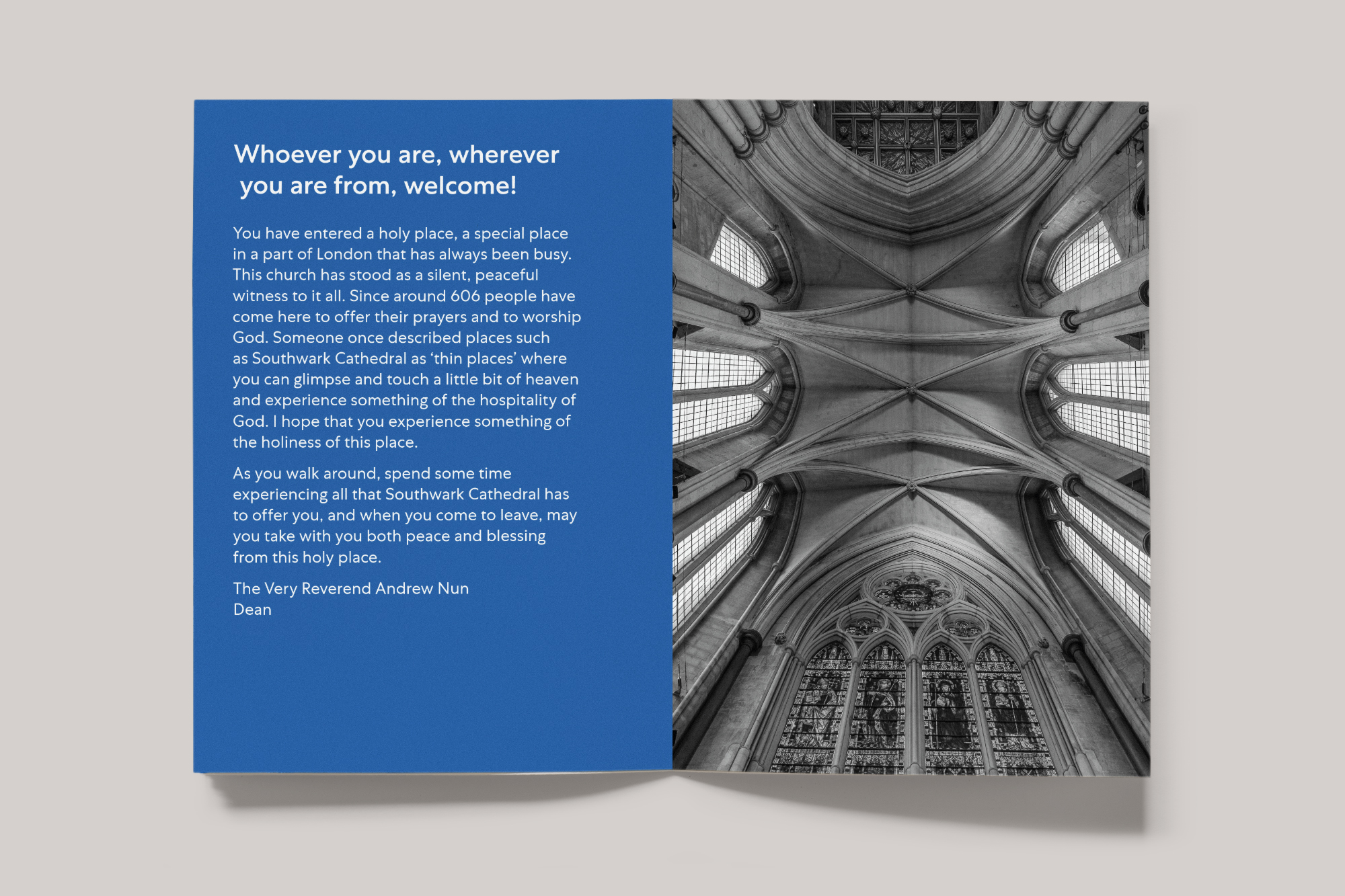 Visitors guide for Southwark Cathedral (Introduction)